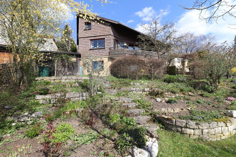 terrassierter Garten