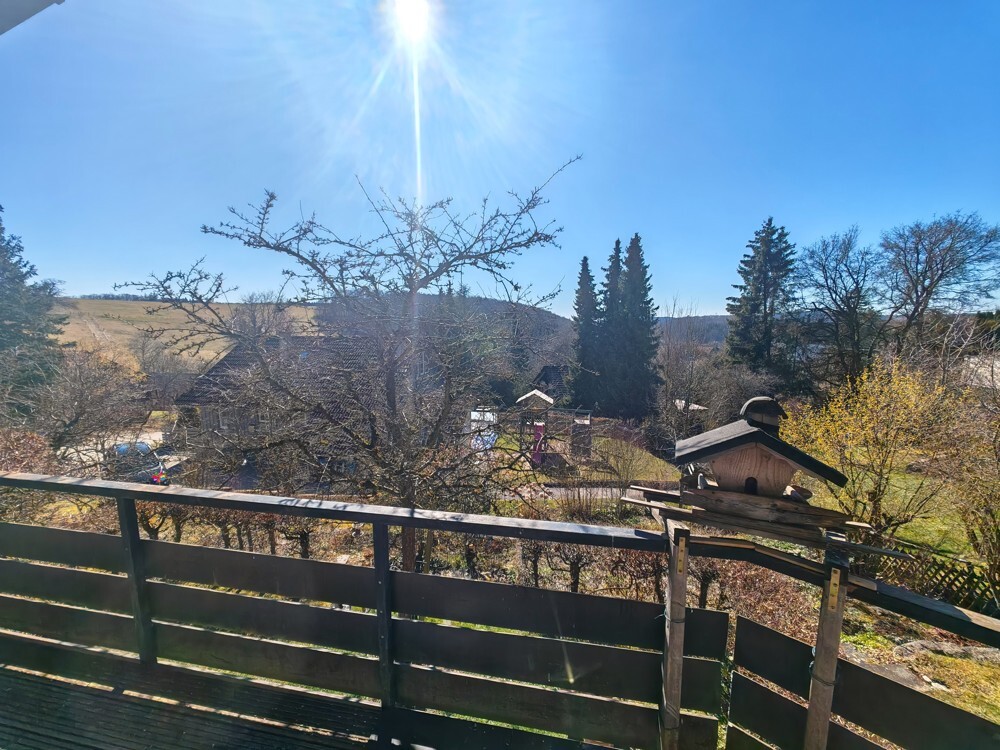 Weitblick vom Balkon 