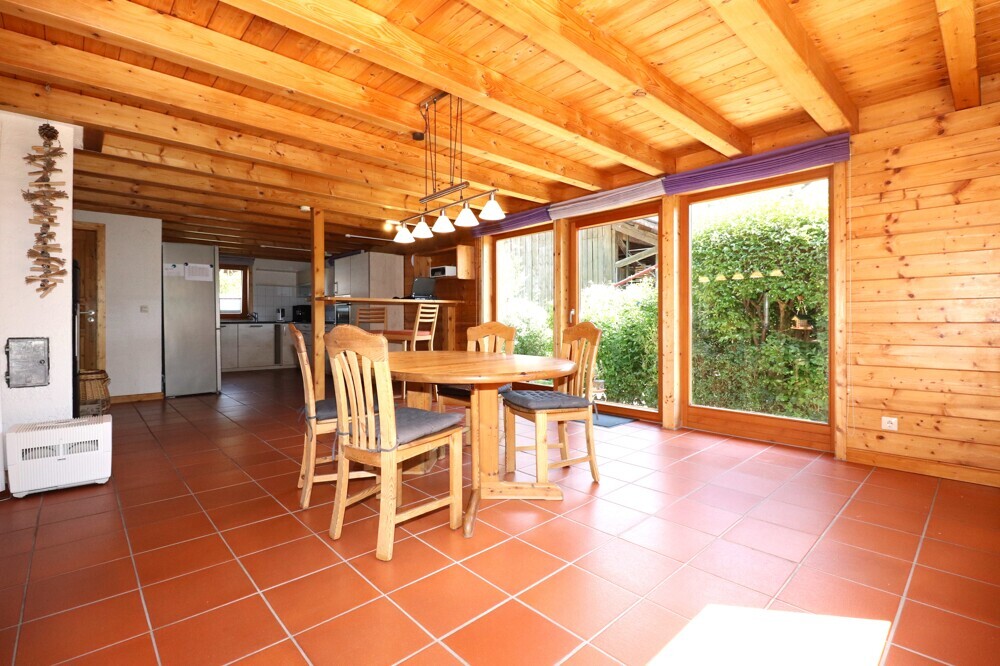 offene Küche mit Esszimmer 