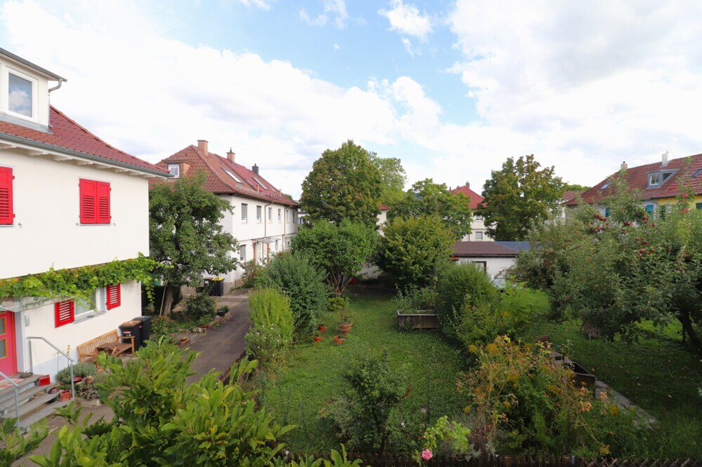 Blick auf den Garten
