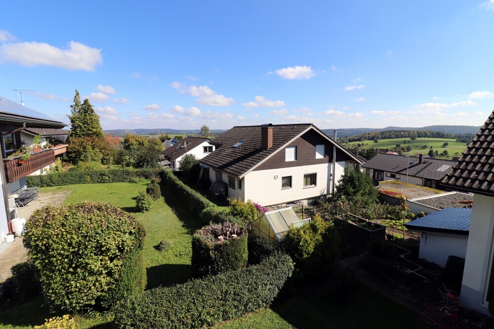 Blick vom Balkon 
