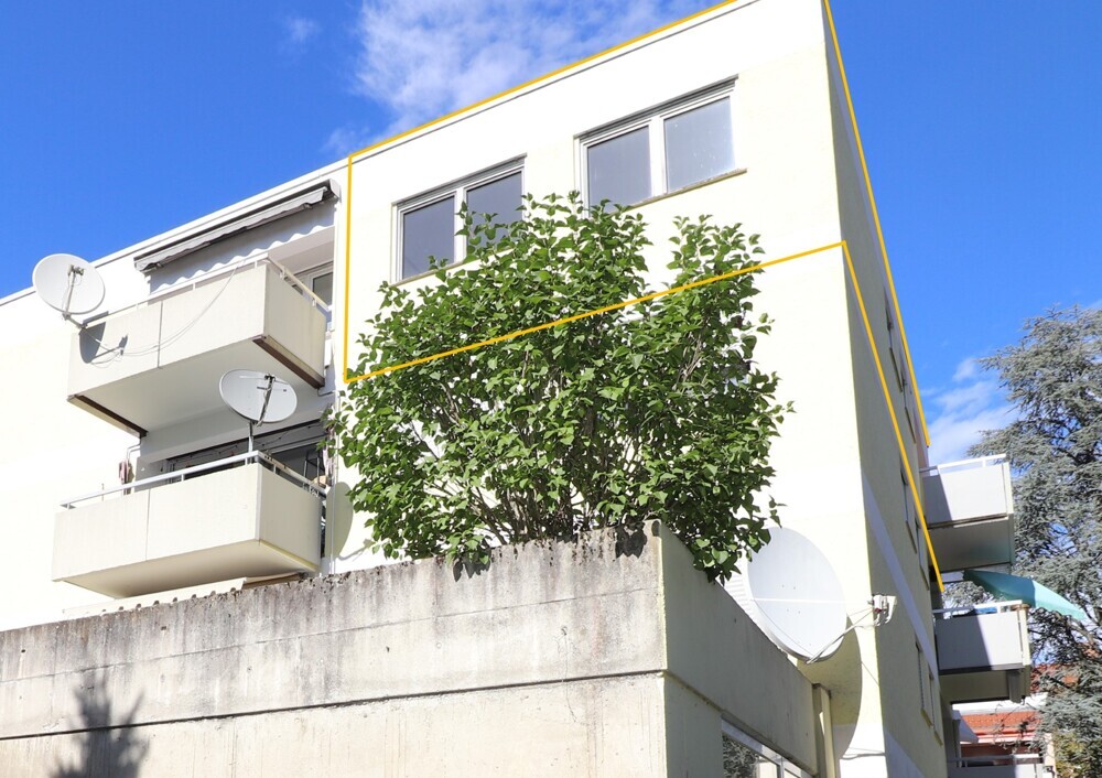 Wohnung nach Süd, Südost und Südwest ausgerichtet