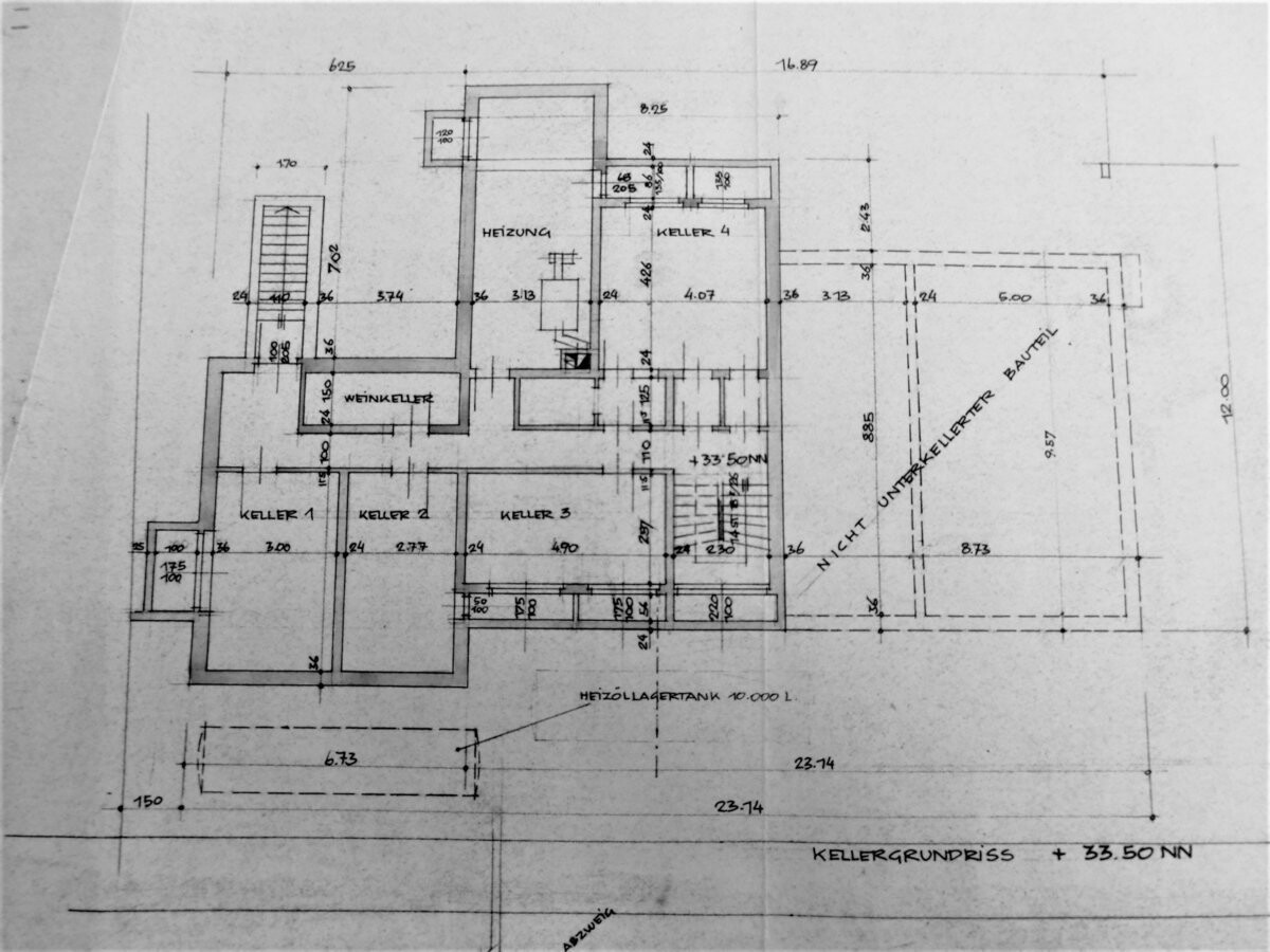 Grundriss Kellergeschoss