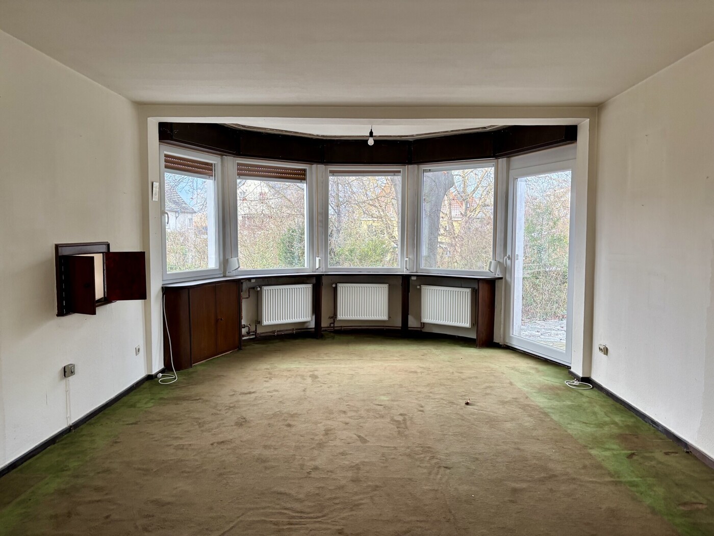 Wohnzimmer mit Erker