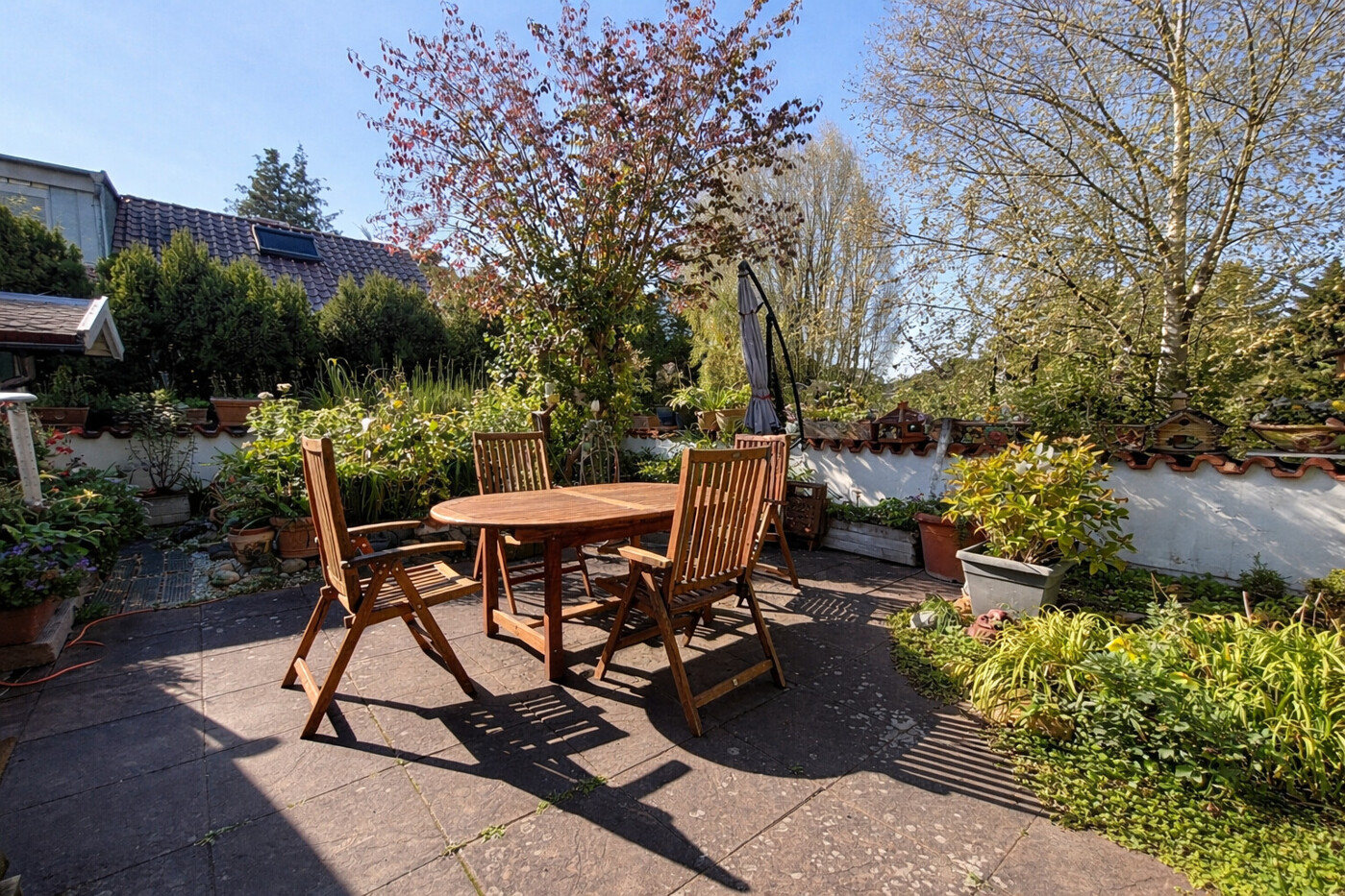 idyllische Dachterrasse