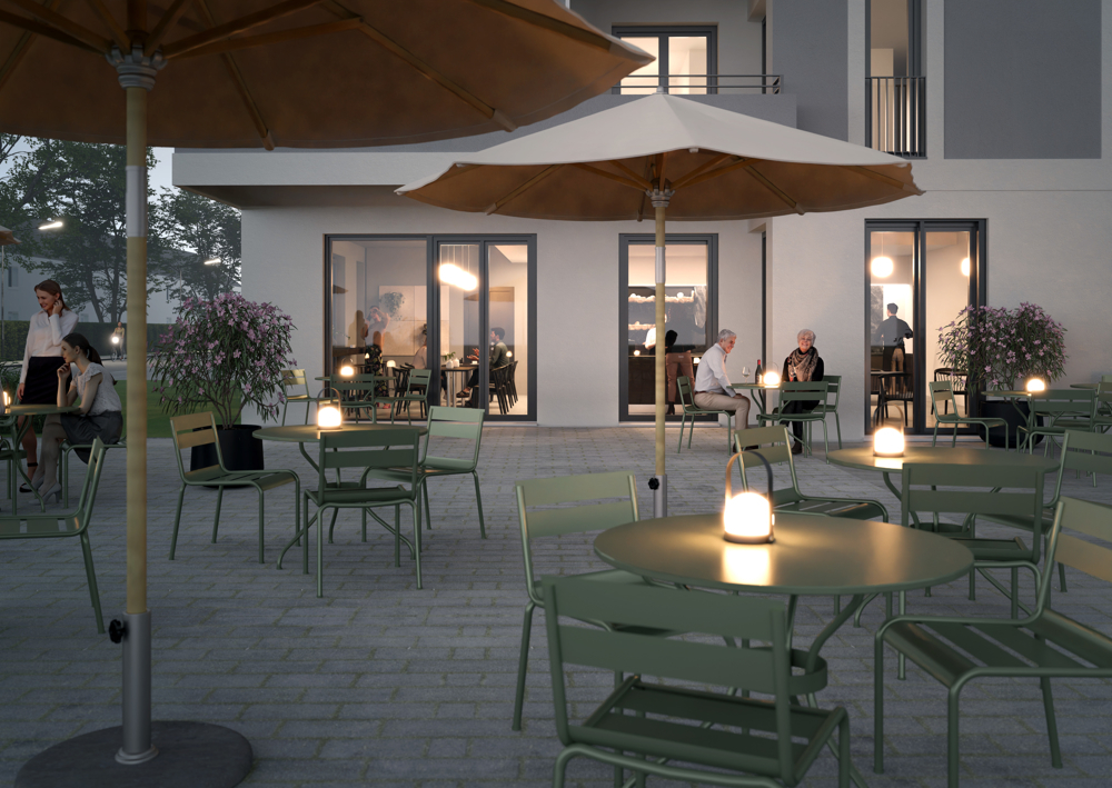 Visualisierung Terrasse