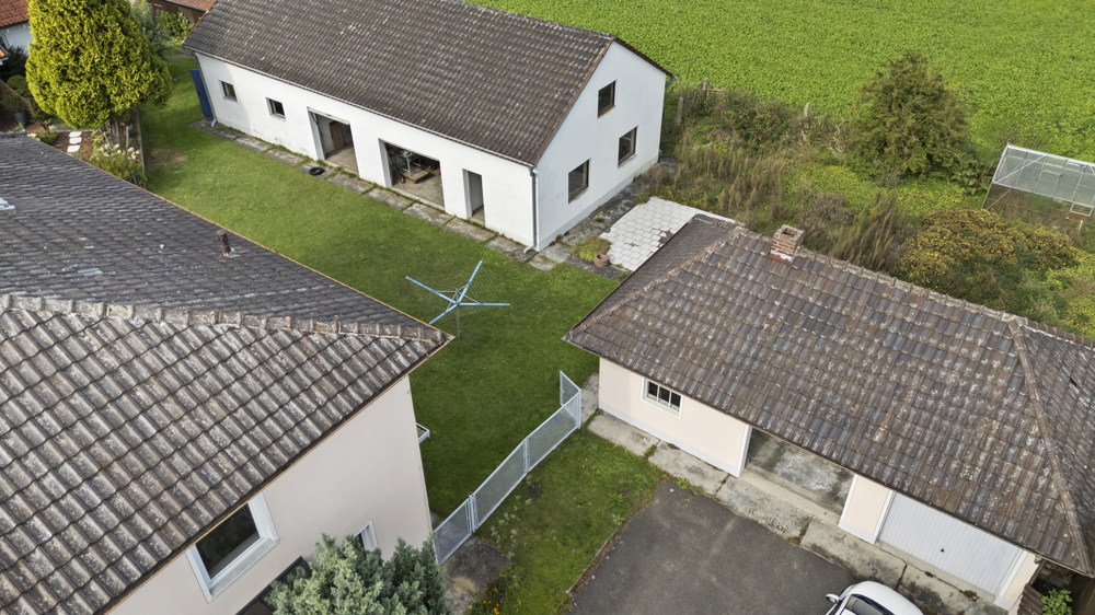 Garten mit möglichen Bauplatz