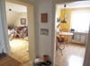 Blick Flur zu Küche+Wohnzimmer