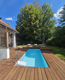 Pool seitlich