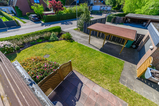 Blick vom Balkon