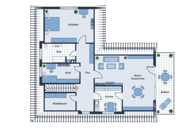 Grundriss Dachgeschoss