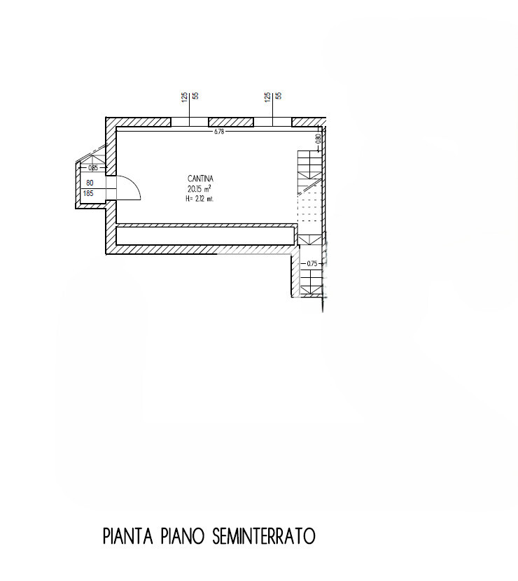PIANTA PIANO SEMINTERRATO