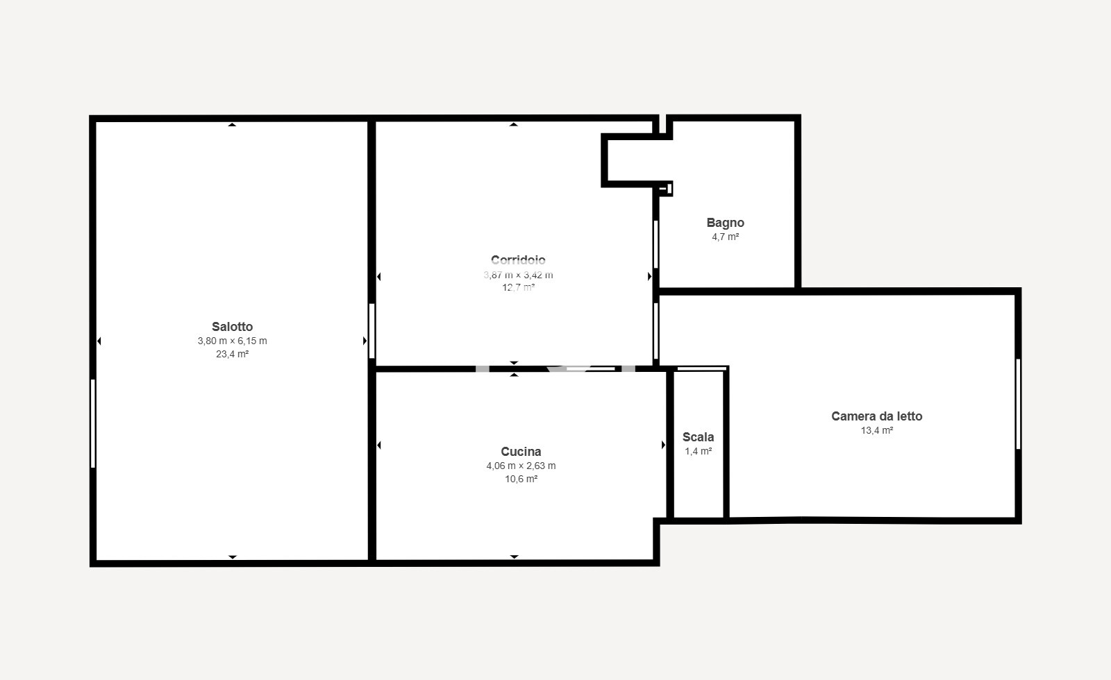 VILLA INDIPENDENTE - MARTORANO - Floor 1