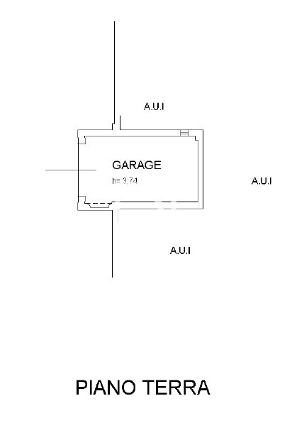 planimetria annuncio garage