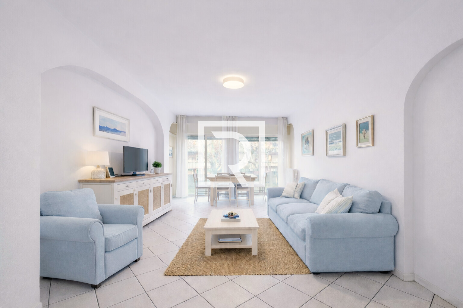 render zona giorno