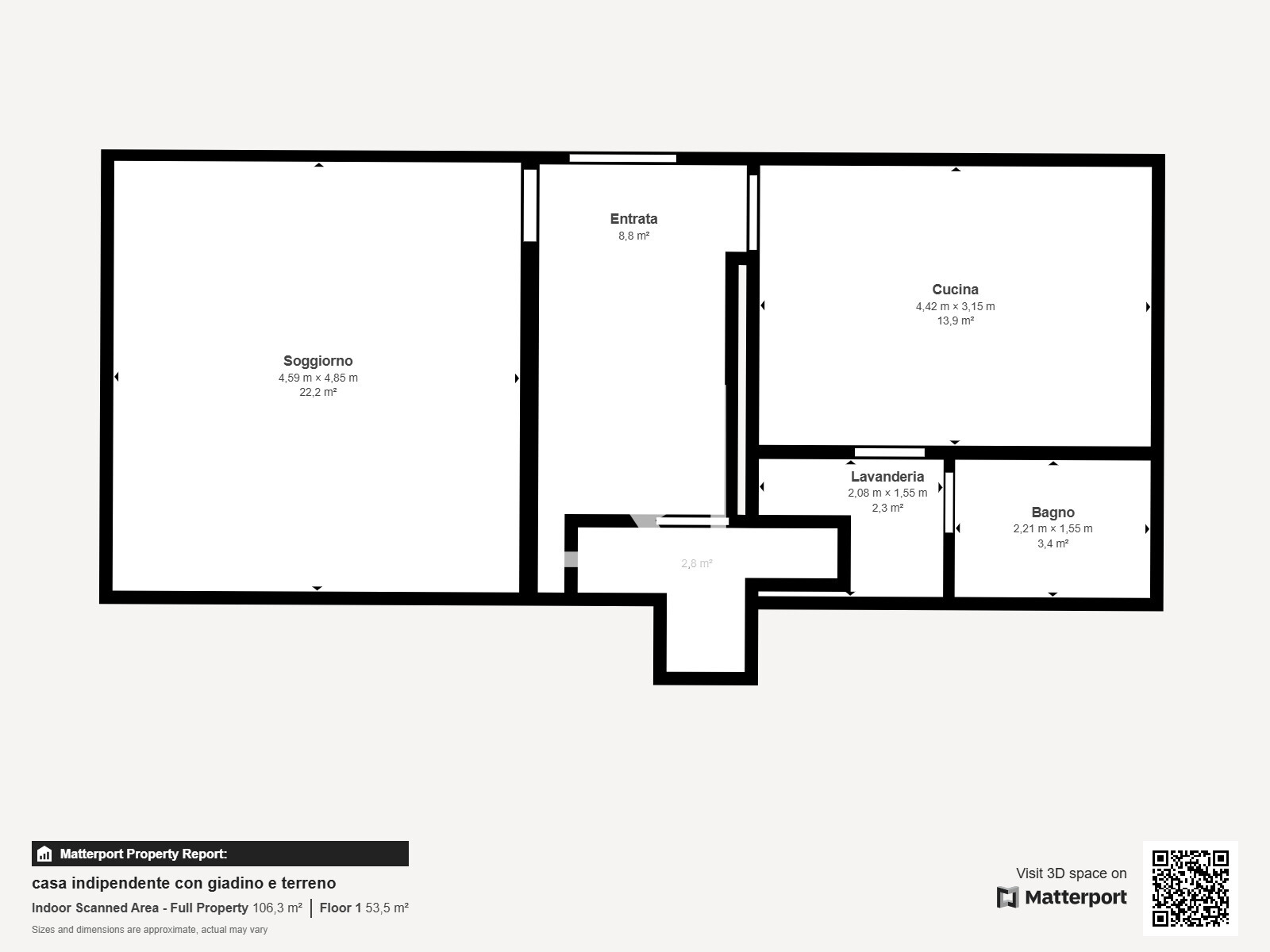 casa indipendente con giadino e terreno - Floor 1
