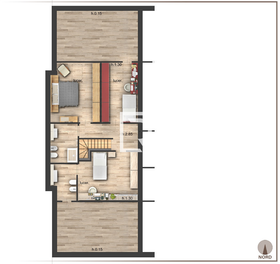 Render mansarda A12