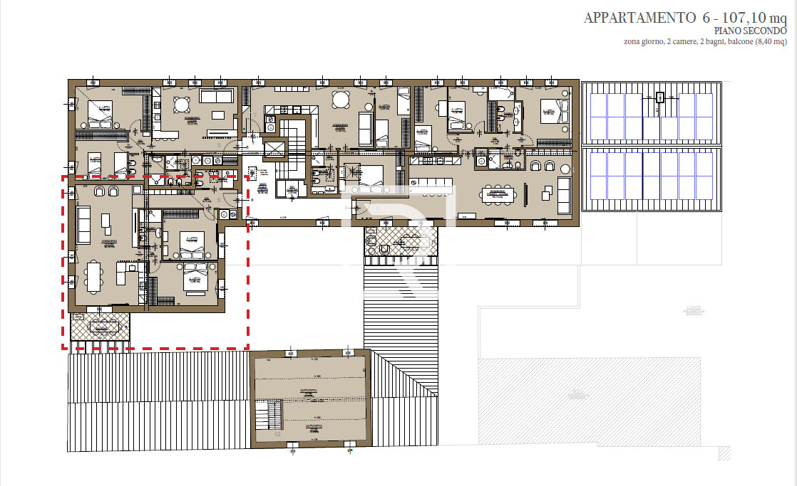 appart. 6 plan.