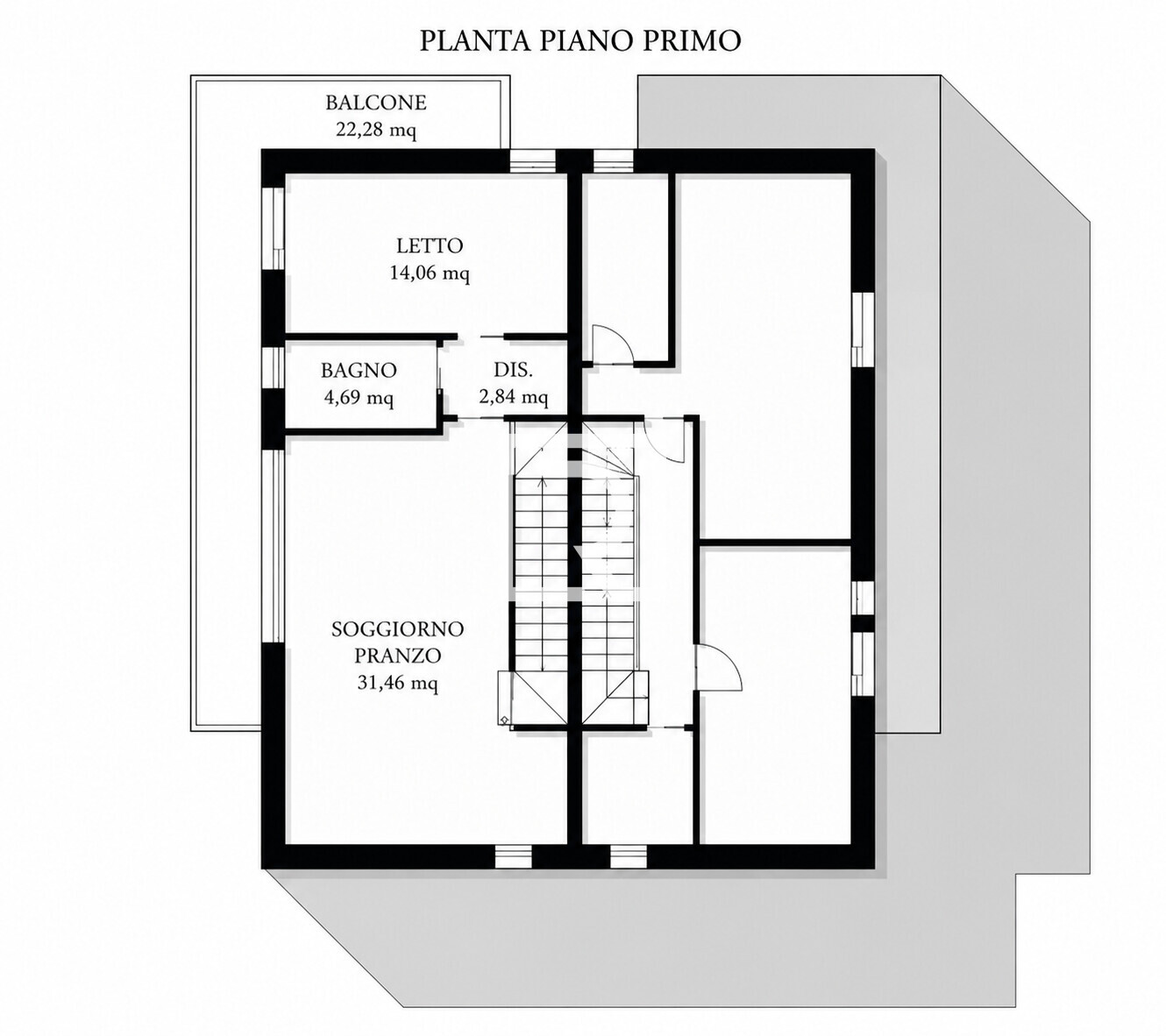 planimetria primo piano