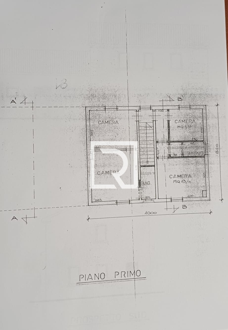 Planimetria piano primo