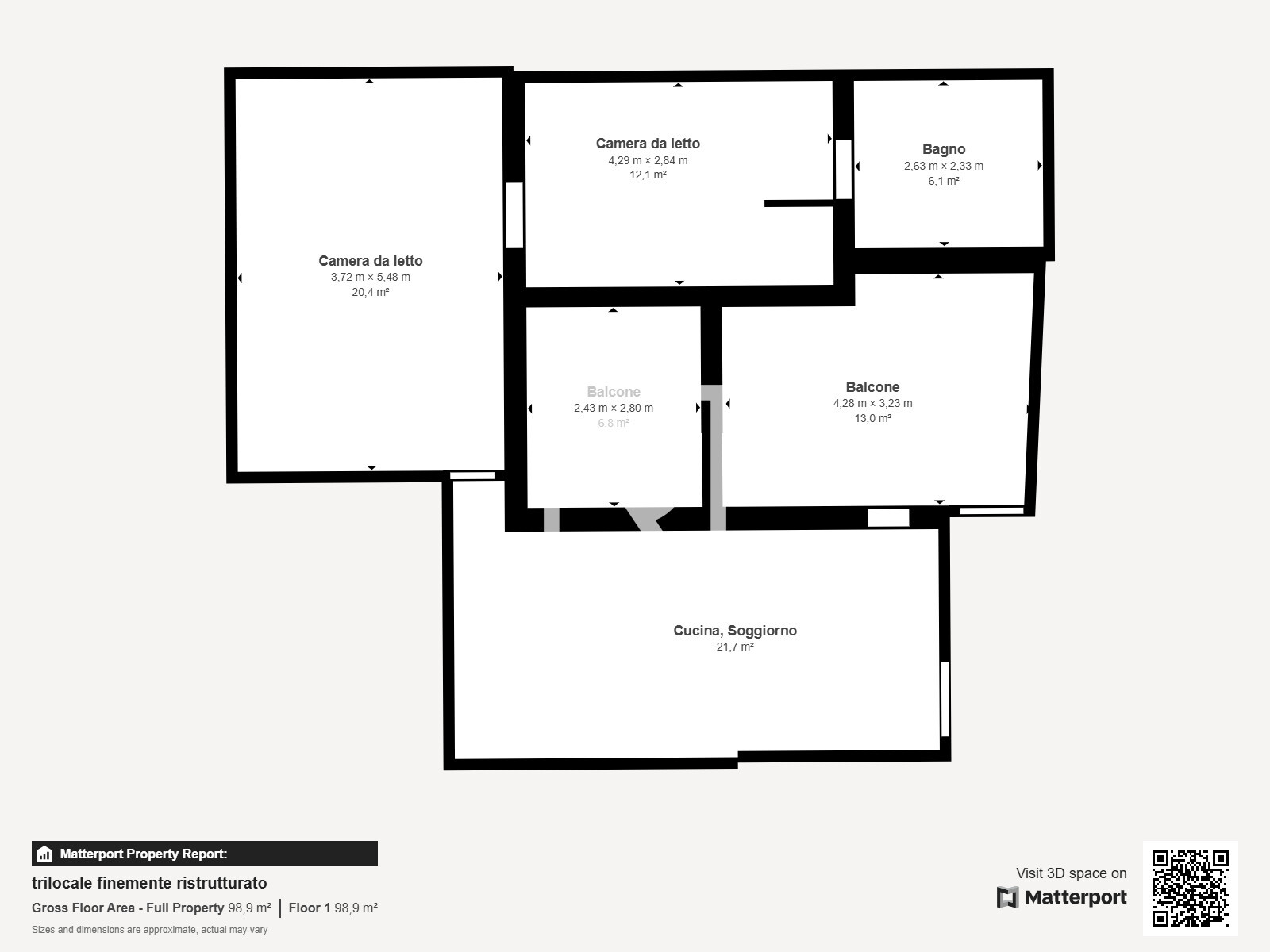 trilocale finemente ristrutturato - Floor 1