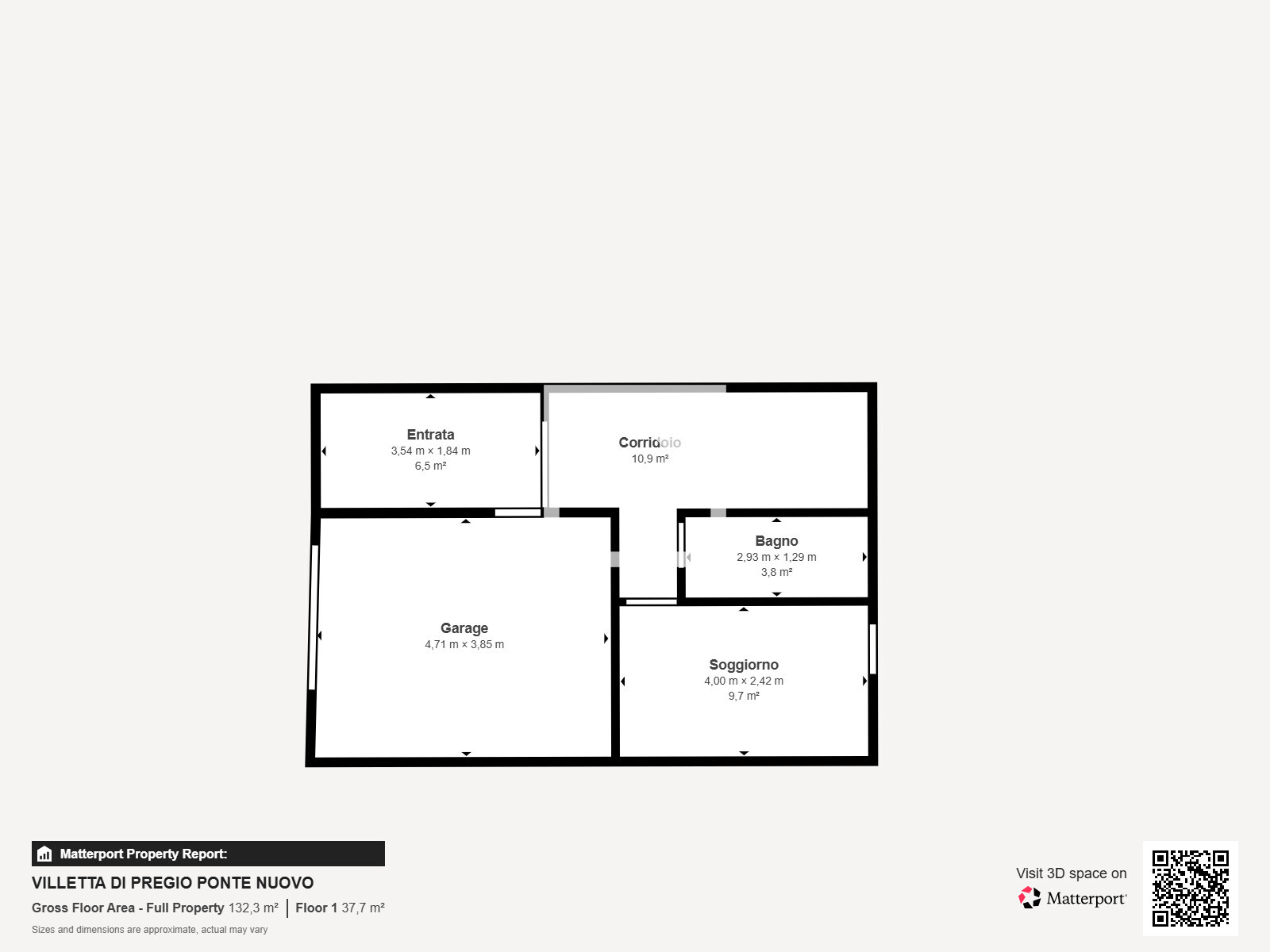 VILLETTA DI PREGIO PONTE NUOVO - Floor 1