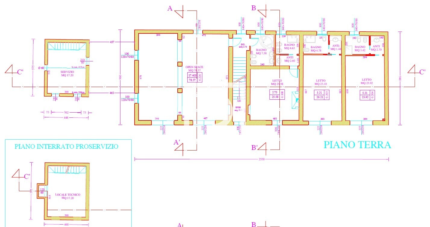 pln annucio con  misure