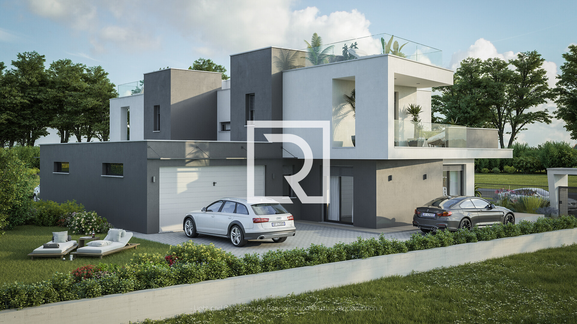 render 4 appartamenti