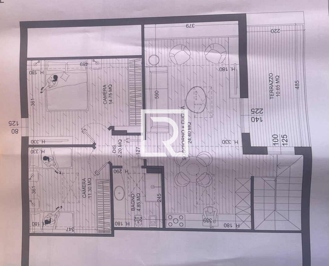 PLANIMETRIA PROGETTO SOTTOTETTO