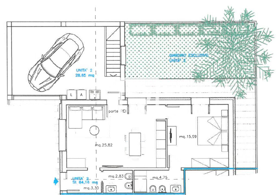 PIANO TERRA CON GARAGE