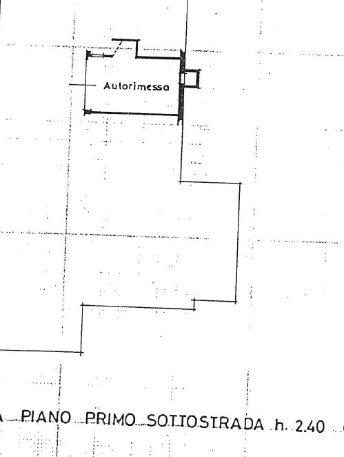 Cattura planimetria garage