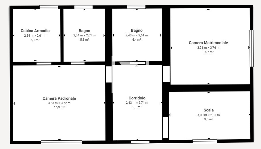 Planimetria Primo Piano