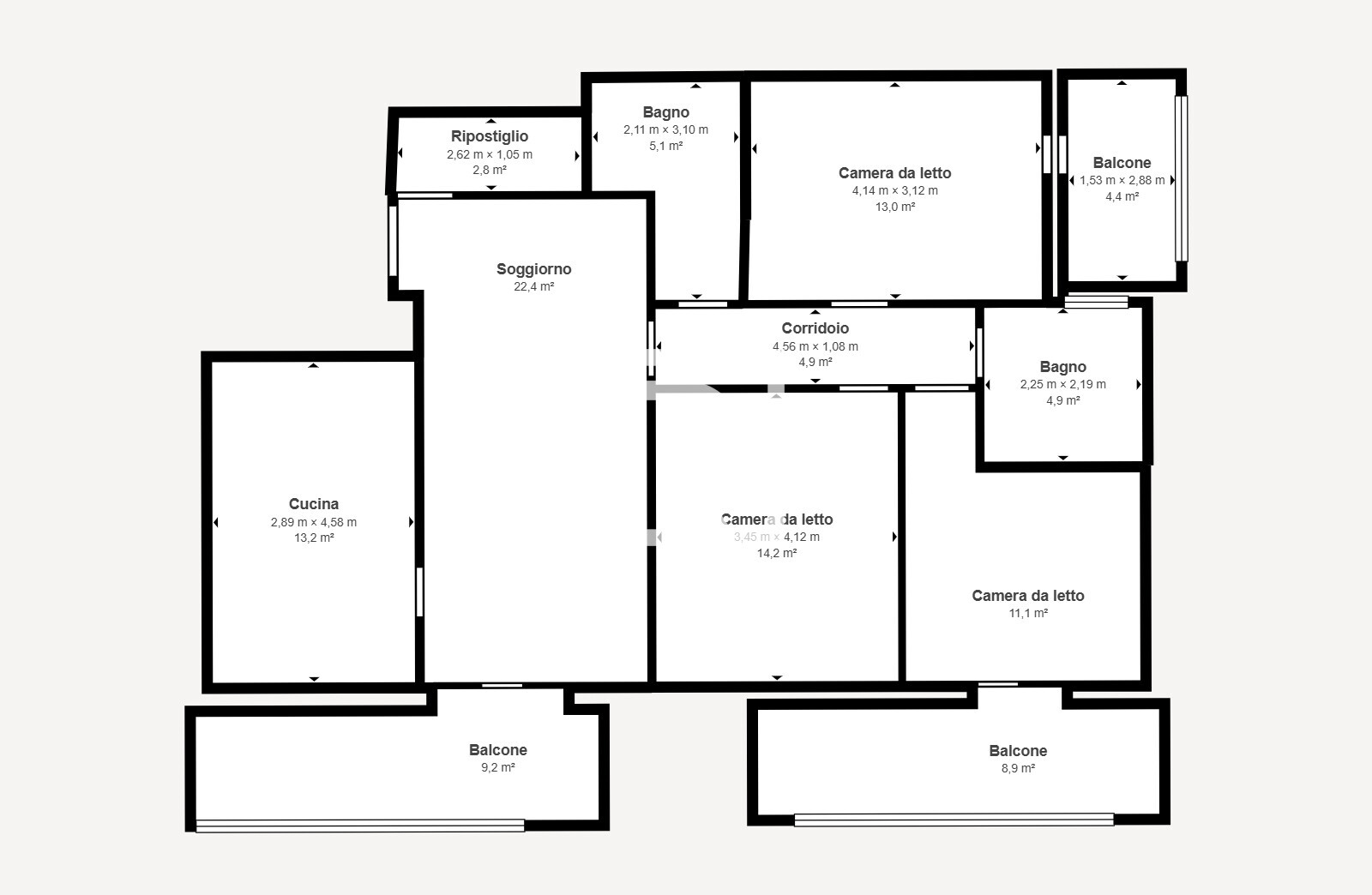 APPARTAMENTO A CASE FINALI - Floor 1