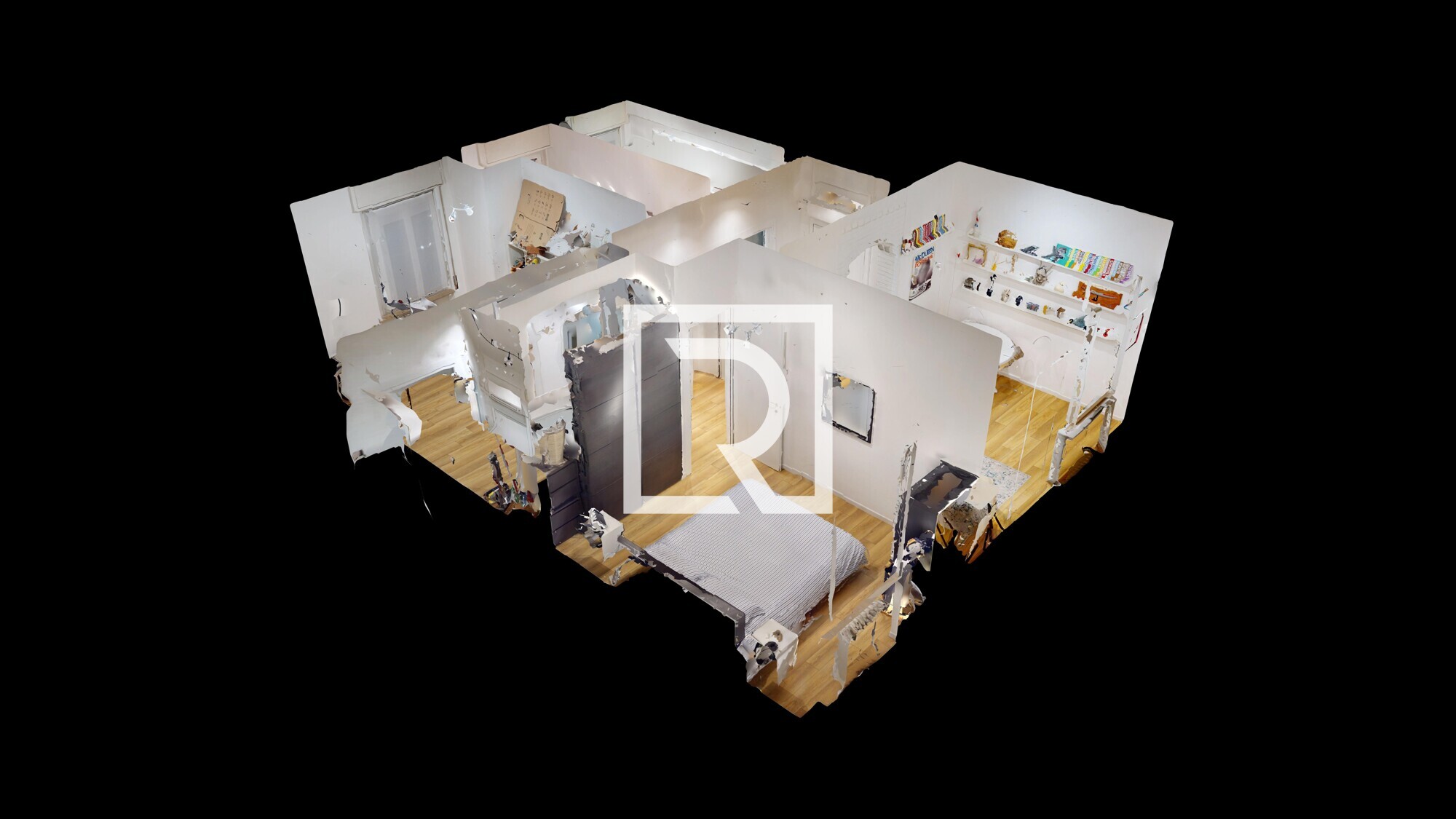 TRILOCALE-Via-Daverio-Dollhouse-View