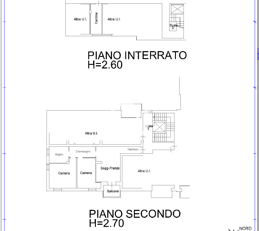 planimetria abitazione e cantina
