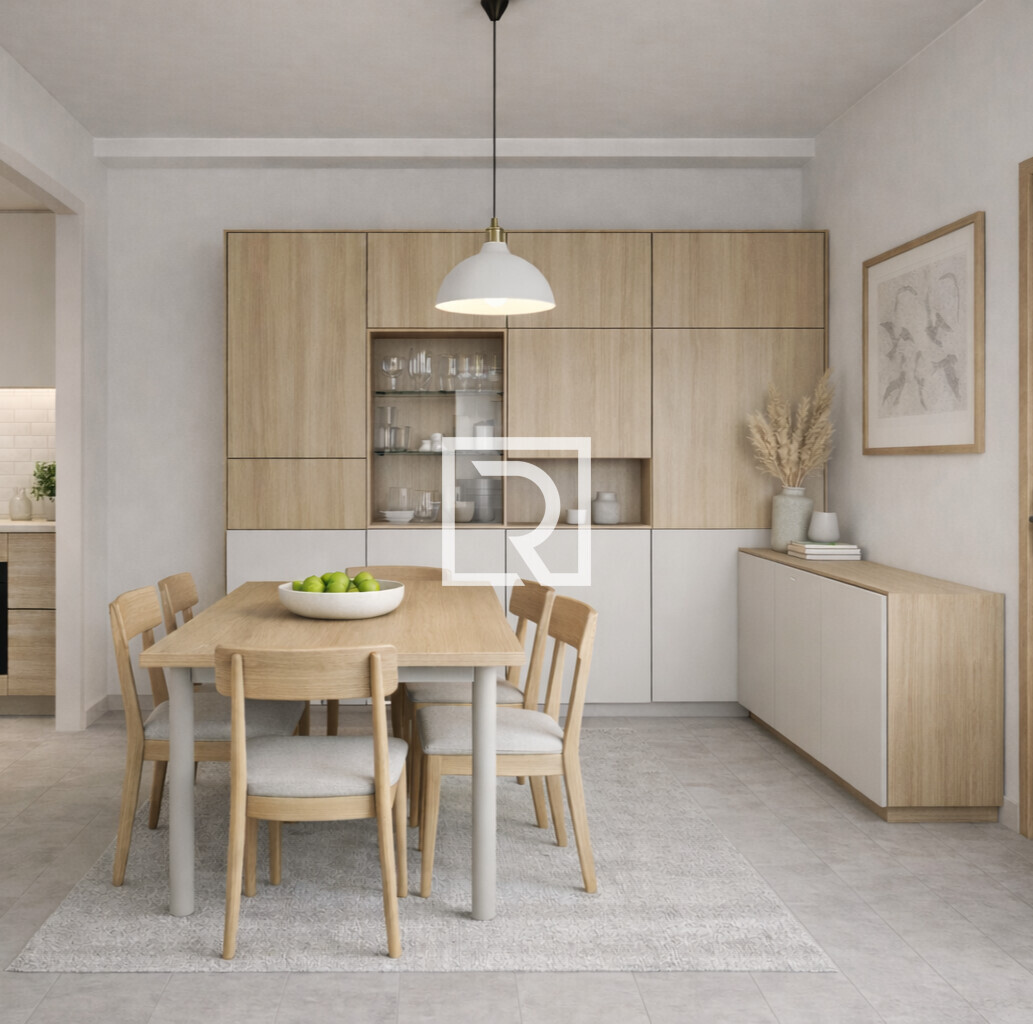 Zona pranzo moderna e luminosa