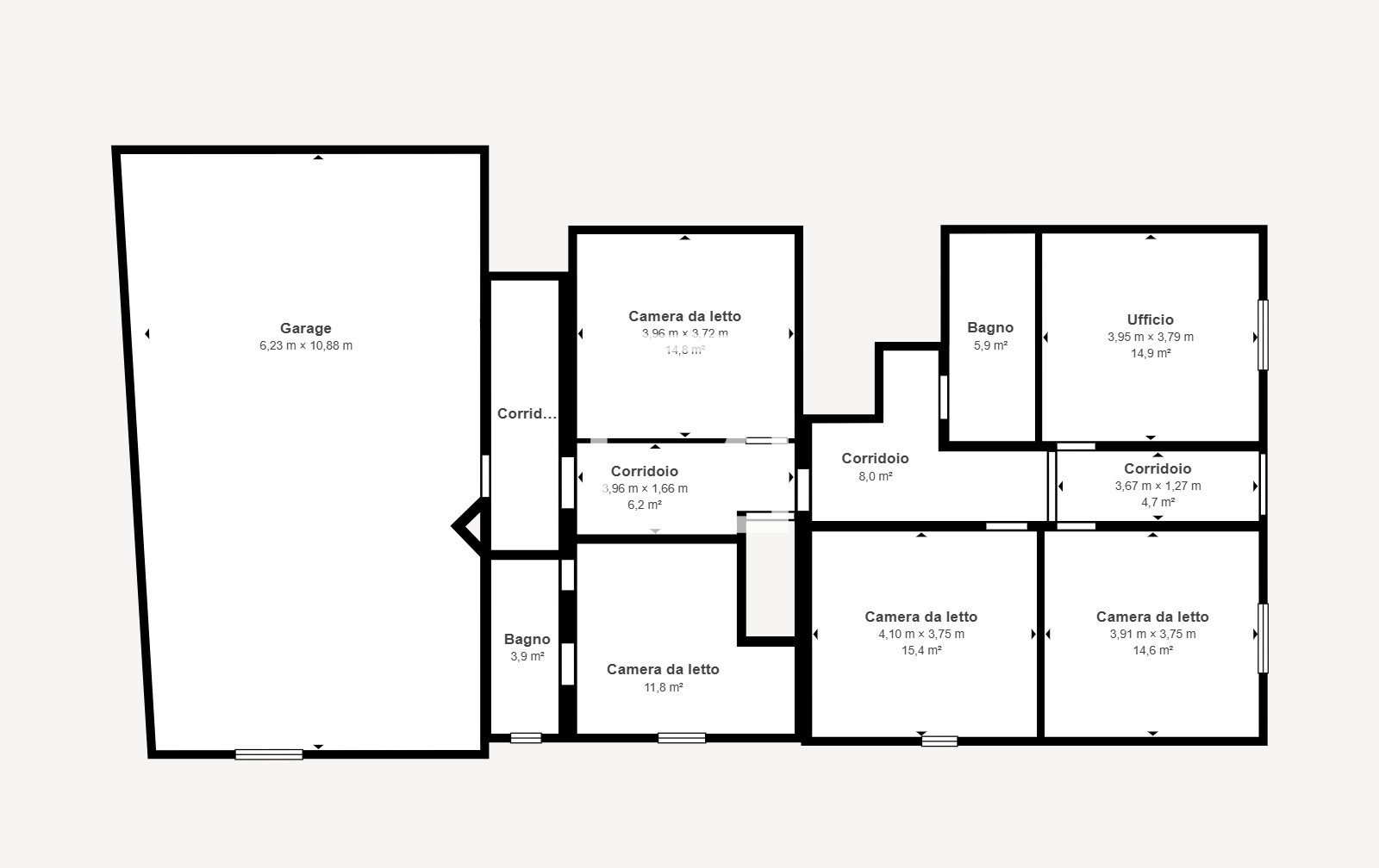 Via Cerea Piano Terra planimetria