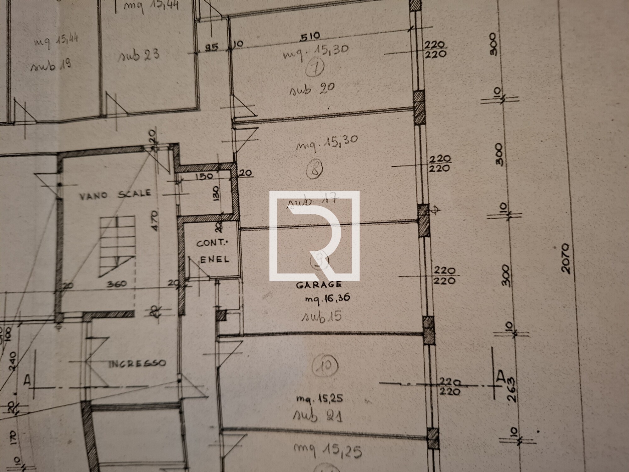 PLAN QUOTATA GARAGE SUB.15