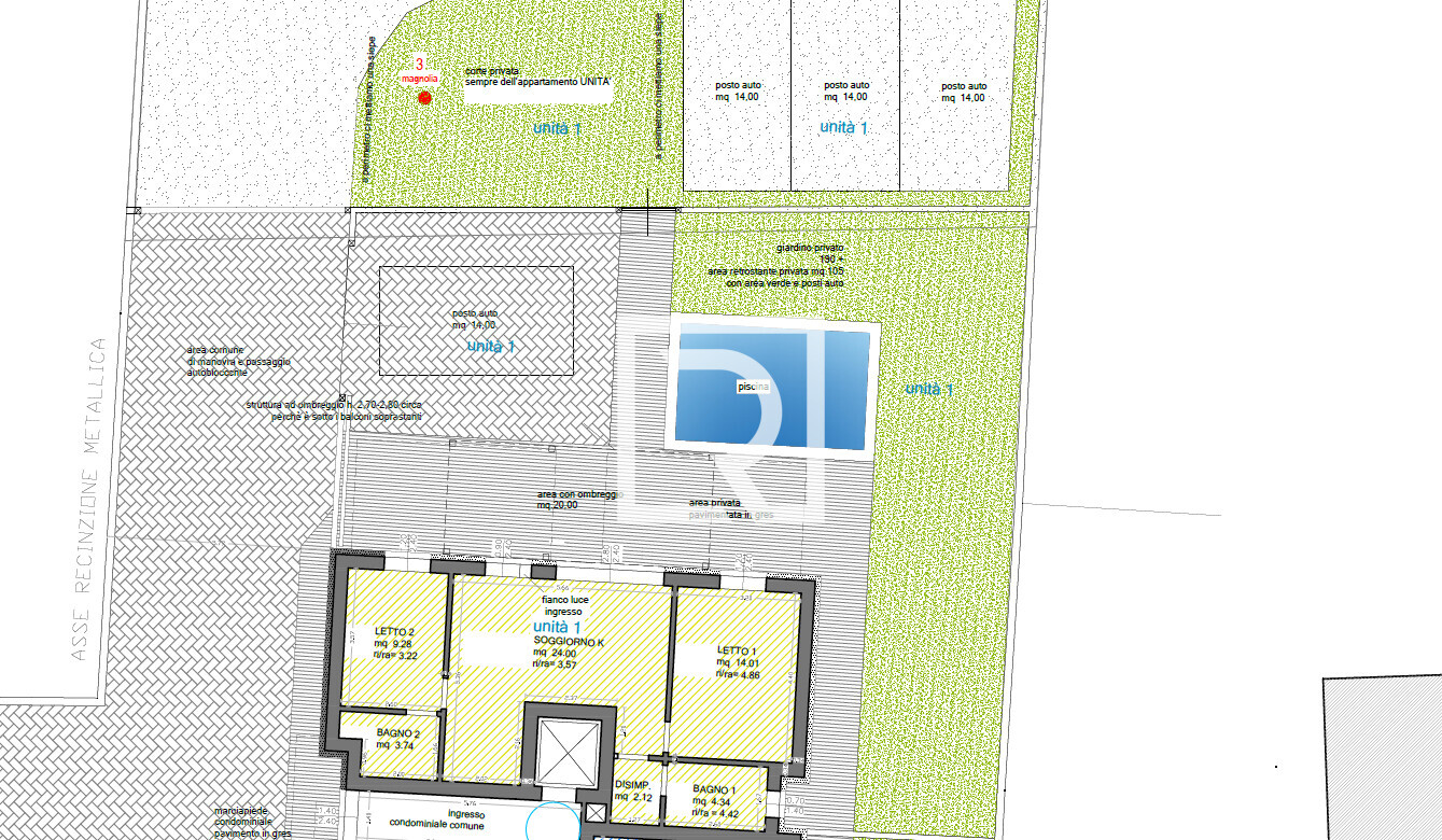 TRILOCALE AL PIANO TERRA SI SI.