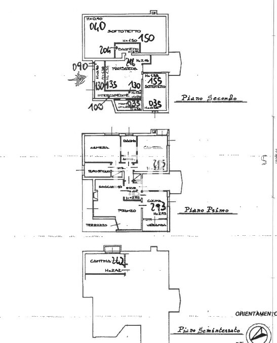 plani casa via giotto