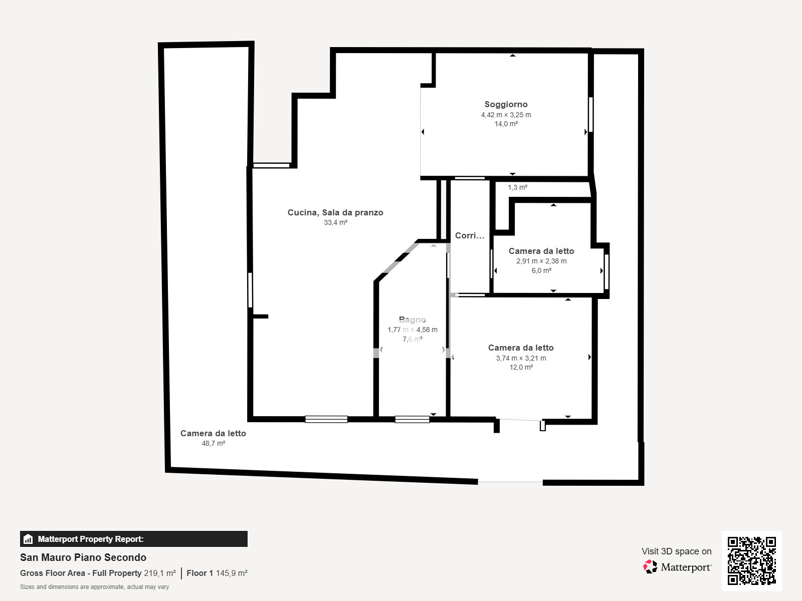 San Mauro Piano Secondo - Floor 1