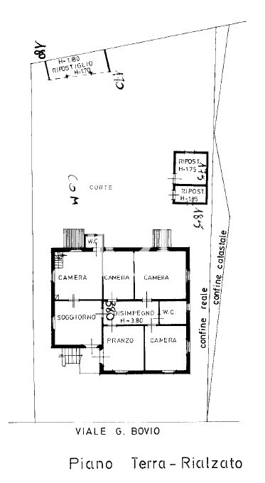 planimetria piano terra-rialzato