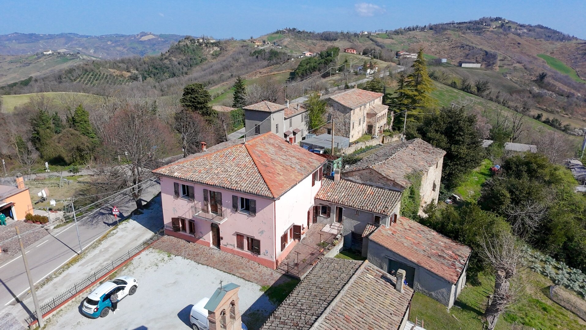 Vista aerea della proprietà