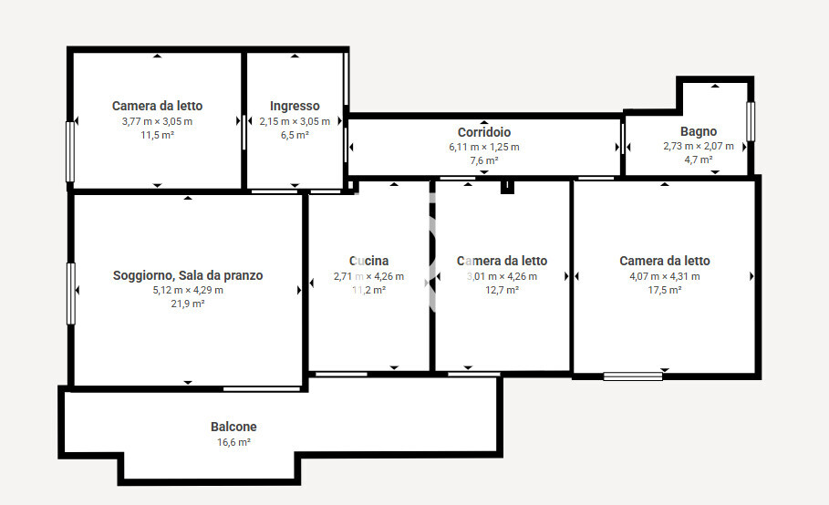 PLANIMETRIA APPARTAMENTO