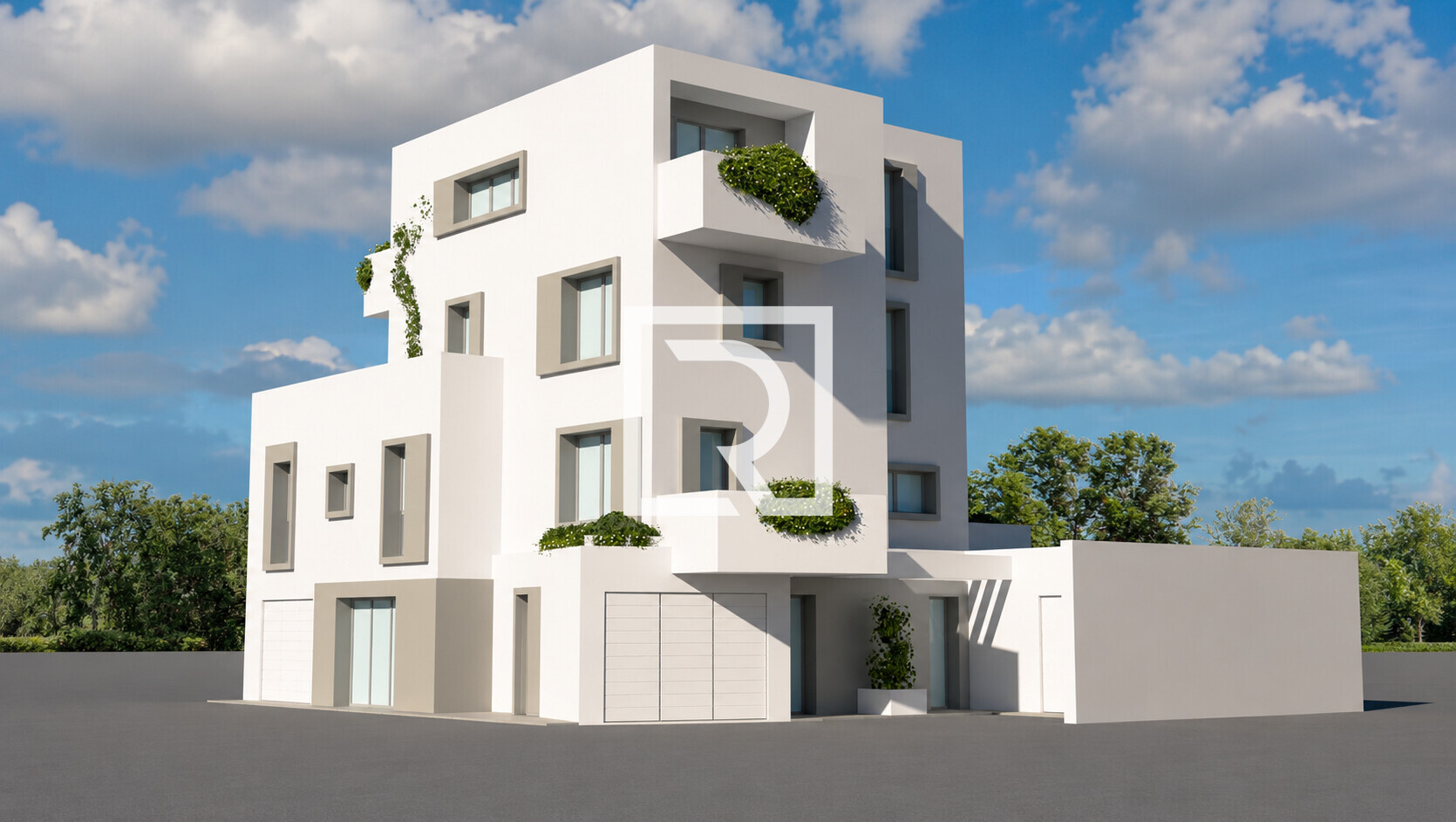 render facciata