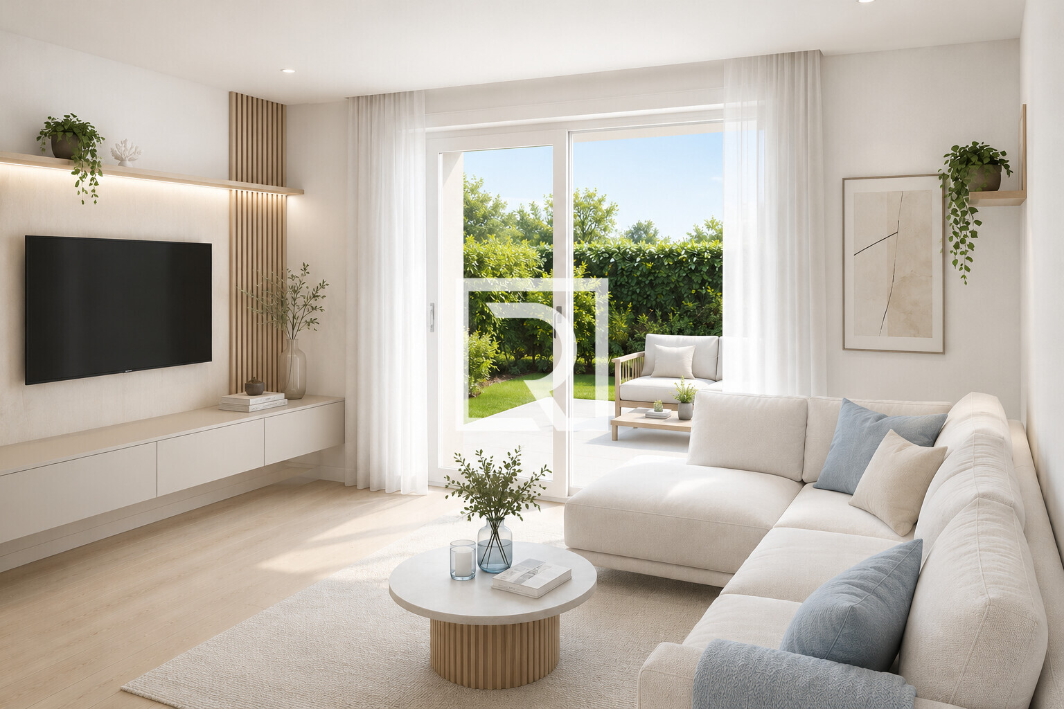 render salotto