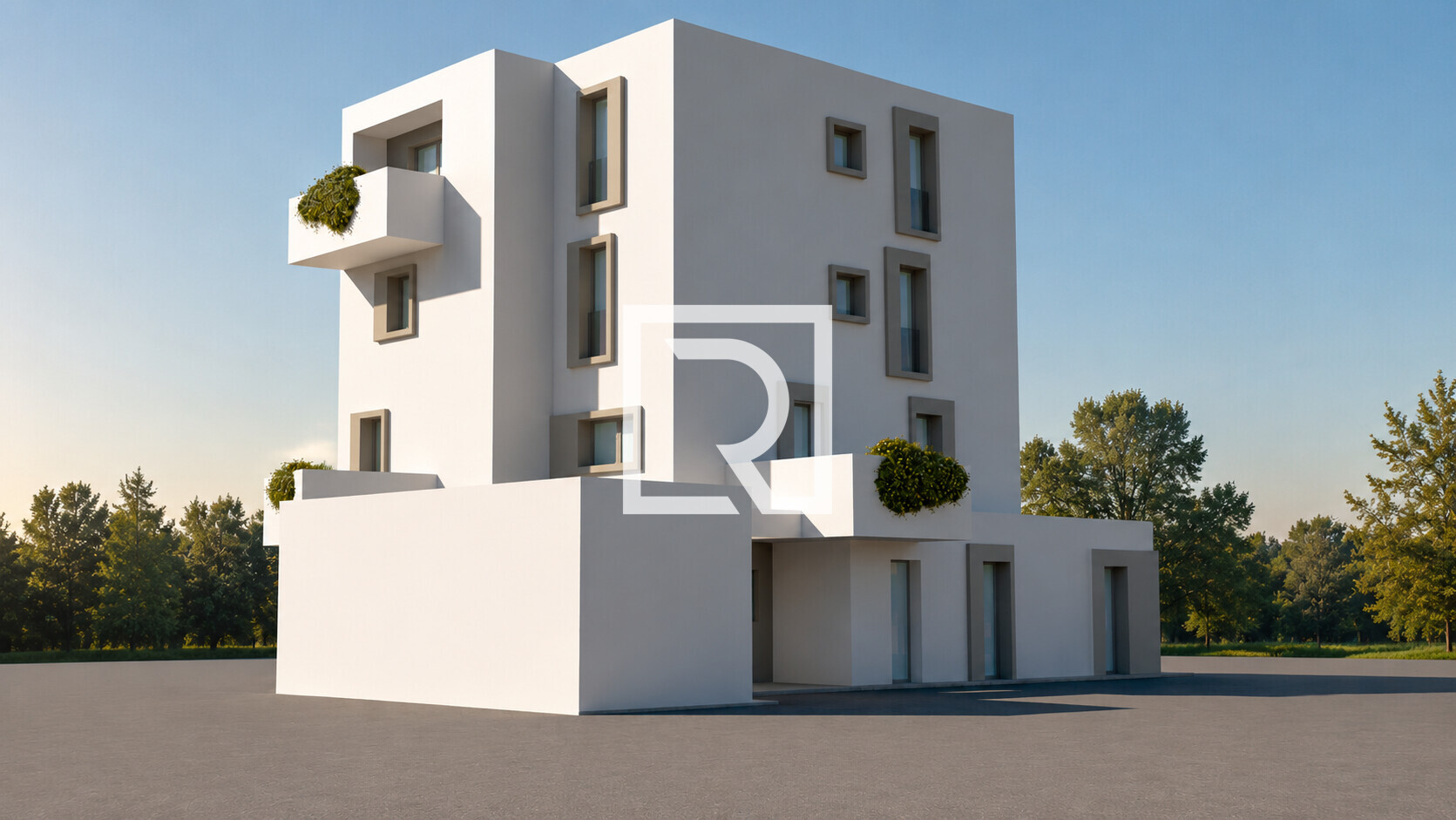 render facciata
