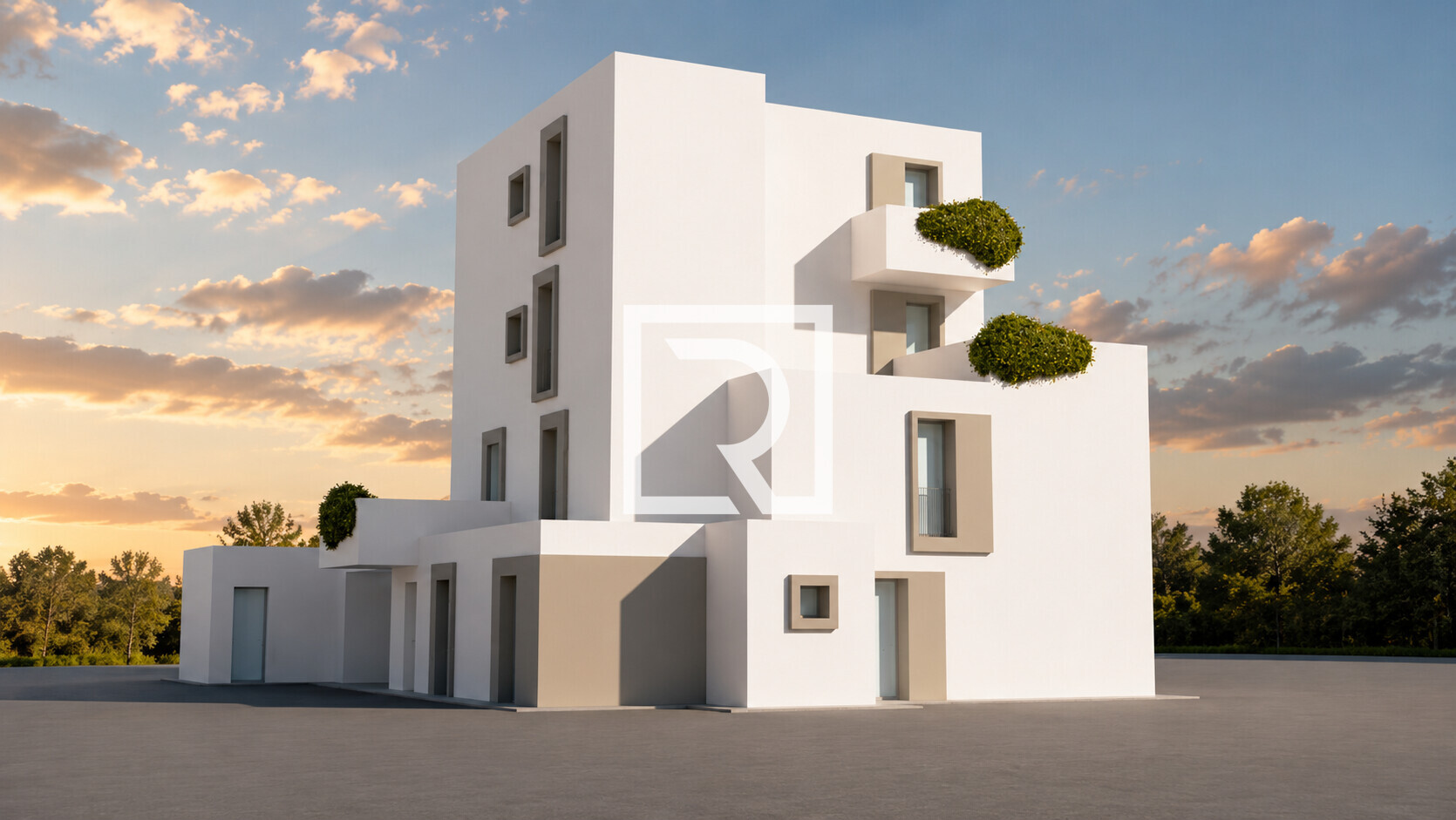 render facciata