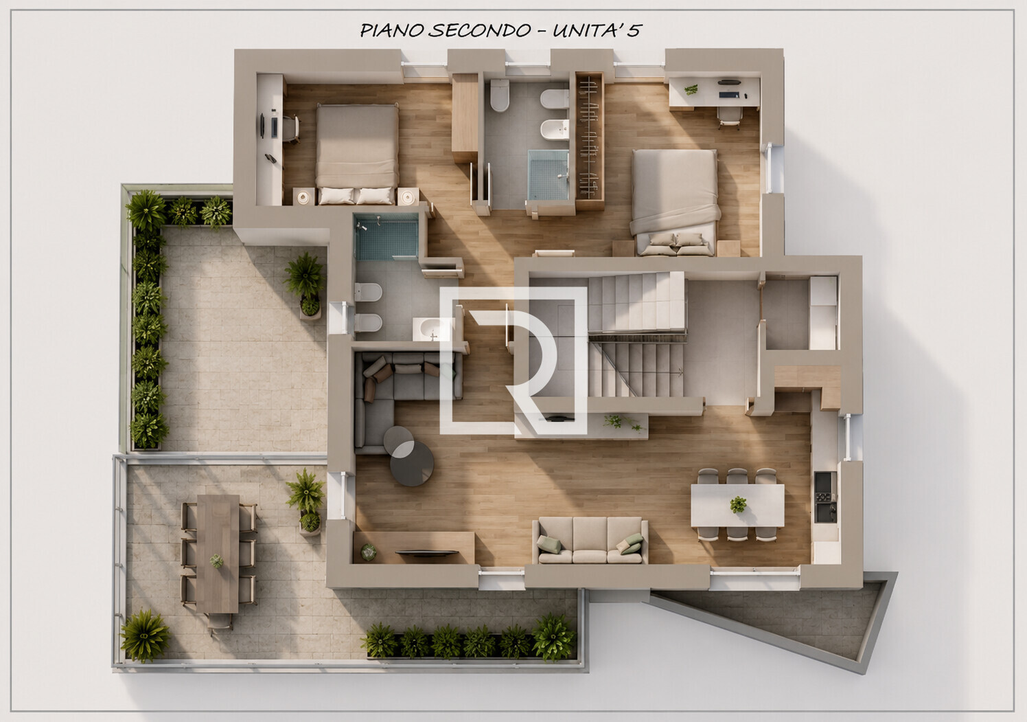 planimetria renderizzata