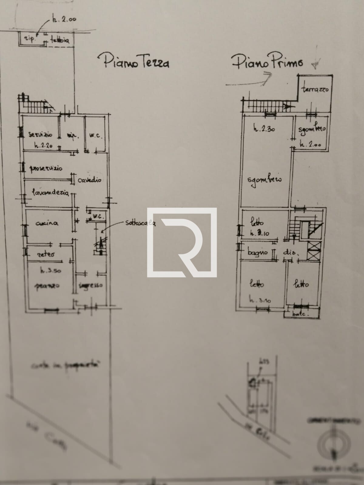 via cella 71 planimetria